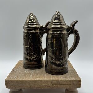 Vintage Beer‎ Stein Designed Salt and Pepper Shakers